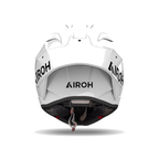 Airoh GP 800 FIM Racing #1 Color Bianco Lucido GP8F14, casco integrale, visto da dietro