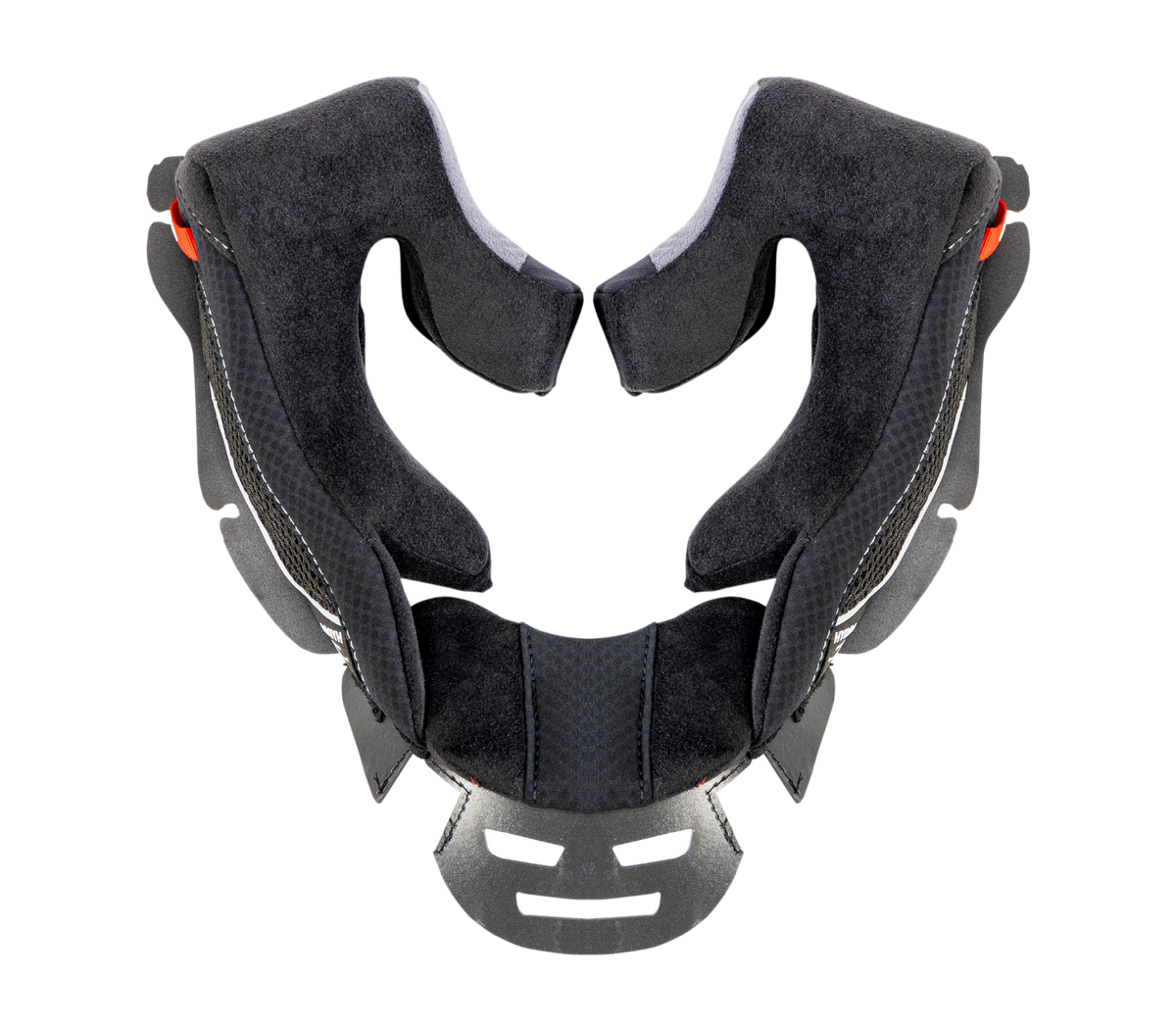 Guanciali originali Airoh GP8G neri per casco GP 800 e GP 800 FIM, foto ufficiale del ricambio
