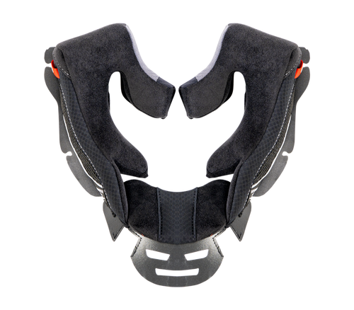 Guanciali originali Airoh GP8G neri per casco GP 800 e GP 800 FIM, foto ufficiale del ricambio