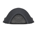 Paravento Mentoniera (Stop Wind) originale Airoh GP8WINST, colore nero, per casco GP 800 e GP 800 FIM, foto ufficiale del ricambio