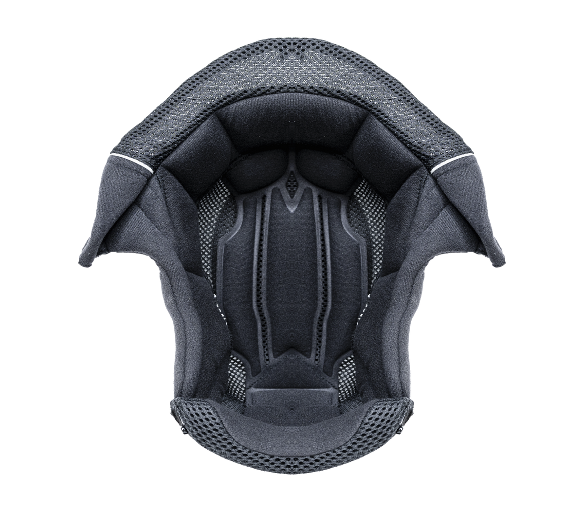 Cuffia interna originale Airoh HEYC nera per casco Helyos, foto ufficiale del ricambio