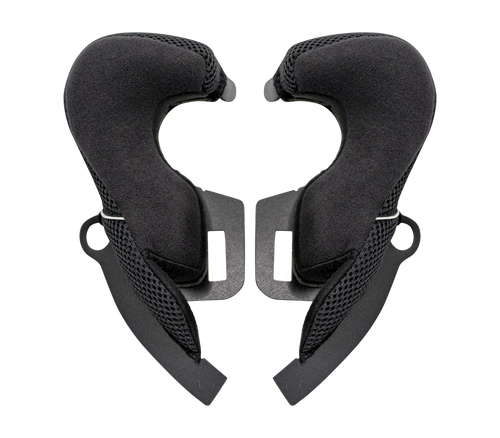 Guanciali originali Airoh HEYG neri per casco Helyos, foto ufficiale del ricambio