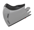 Mentoniera Grigio Cemento Lucido originale Airoh J198M per casco J 110, foto ufficiale del ricambio