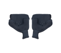 Guanciali originali Airoh J1G neri per casco J 110, foto ufficiale del ricambio