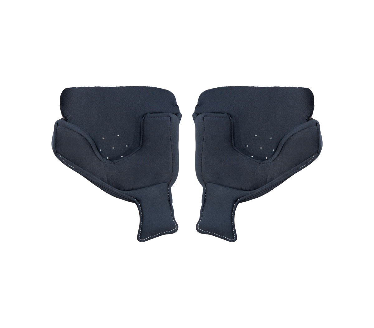 Guanciali originali Airoh J1G neri per casco J 110, foto ufficiale del ricambio