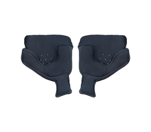 Guanciali originali Airoh J1G neri per casco J 110, foto ufficiale del ricambio
