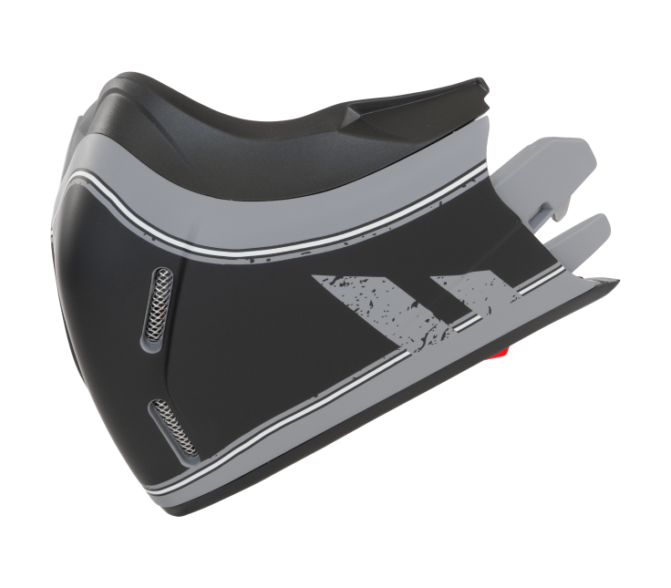 Mentoniera Raster Nero Opaco originale Airoh J1R35M per casco J 110, foto ufficiale del ricambio