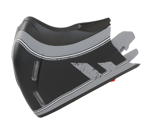 Mentoniera Raster Nero Opaco originale Airoh J1R35M per casco J 110, foto ufficiale del ricambio