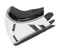 Mentoniera Raster Bianco Lucido originale Airoh J1R39M per casco J 110, foto ufficiale del ricambio