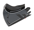 Mentoniera Raster Grigio Scuro Lucido originale Airoh J1R99M per casco J 110, foto ufficiale del ricambio