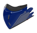 Mentoniera Slim Blu Lucido originale Airoh J1S18M per casco J 110, foto ufficiale del ricambio