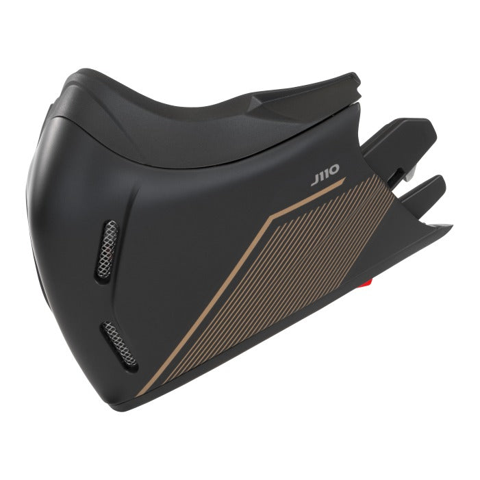 Mentoniera Slim Bronzo Opaco originale Airoh J1S29M per casco J 110, foto ufficiale del ricambio