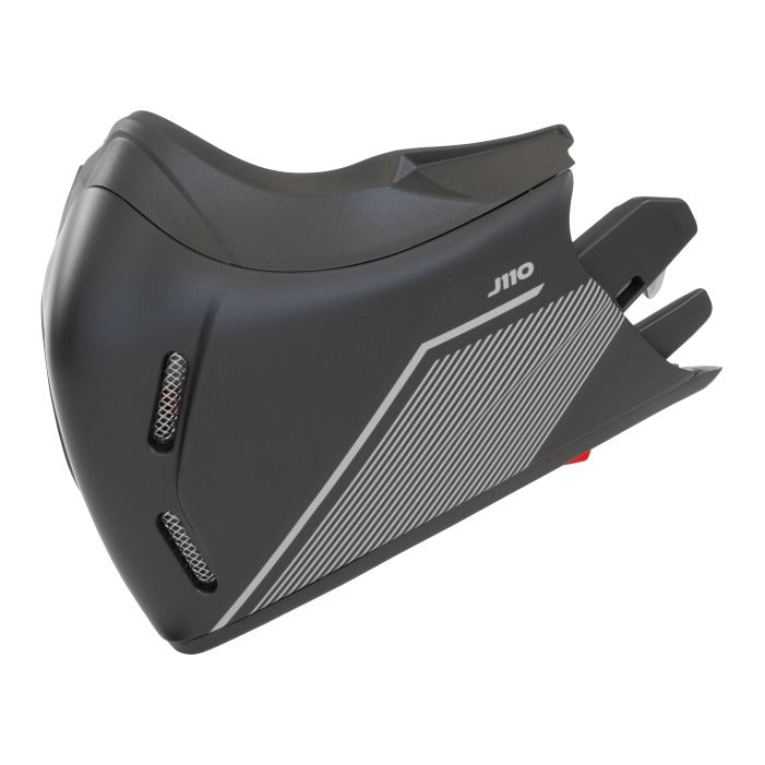 Mentoniera Slim Giallo Opaco originale Airoh J1S31M per casco J 110, foto ufficiale Airoh del ricambio