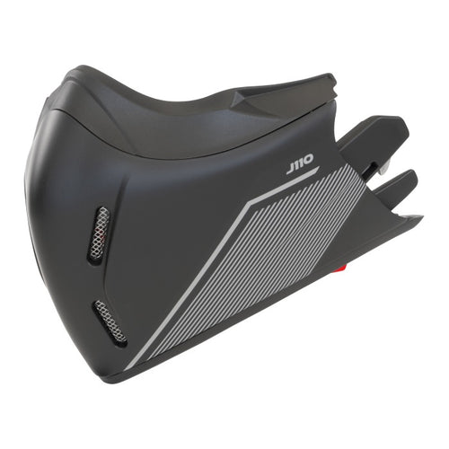 Mentoniera Slim Giallo Opaco originale Airoh J1S31M per casco J 110, foto ufficiale Airoh del ricambio