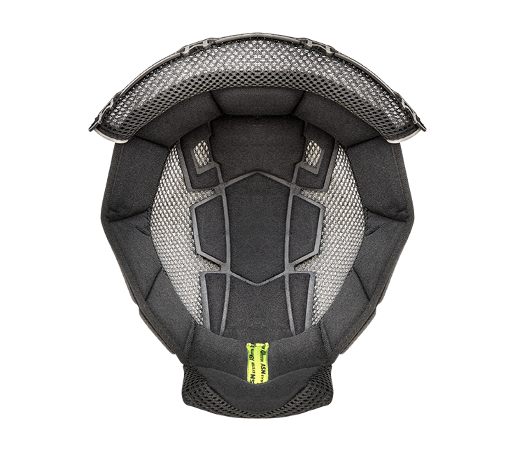 Cuffia interna originale Airoh KOC nera per casco Kombakt, foto ufficiale del ricambio