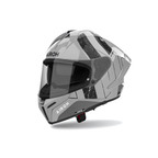 Airoh Matryx Scope Grigio Chiaro/Nero Lucido MXS38, casco integrale, vista di tre quarti dal lato sinistro