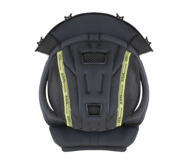 Cuffia interna originale Airoh MTH2C nera per casco Mathisse II, foto ufficiale del ricambio