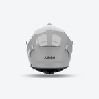 Spark 2 Color Airoh in grigio cemento lucido, vista frontale con calotta HRT