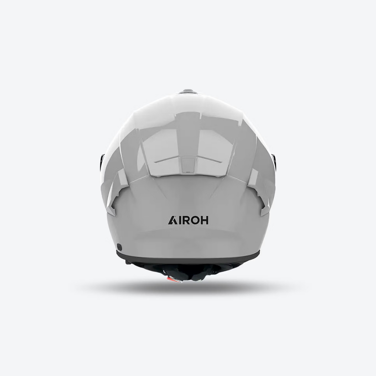 Spark 2 Color Airoh in grigio cemento lucido, vista frontale con calotta HRT