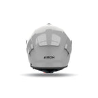 Airoh Spark 2 Color grigio cemento lucido SP298, vista posteriore con logo Airoh