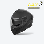 Casco integrale Airoh Spark 2 Color nero opaco, vista tre quarti anteriore sinistra