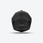 Spark 2 Color Airoh in nero opaco, vista frontale con calotta HRT
