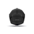 Airoh Spark 2 Color nero opaco SP211, vista posteriore con logo Airoh sulla calotta