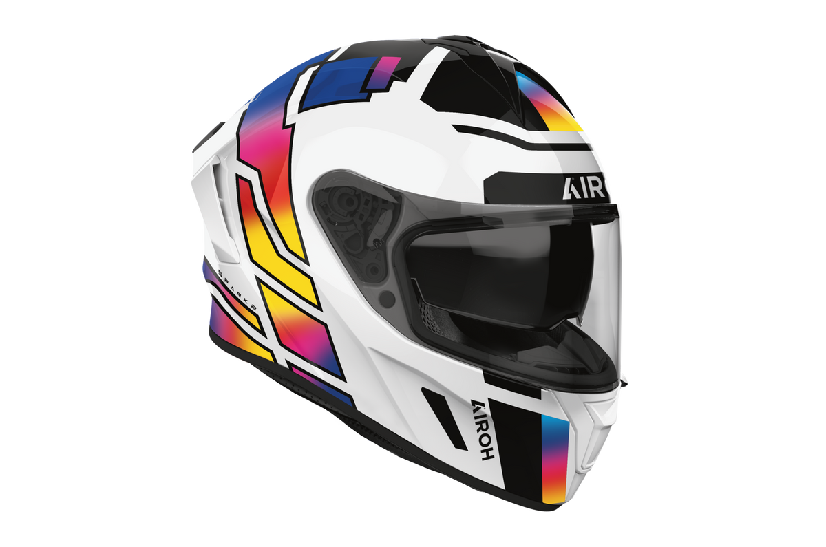 Airoh Spark 2 Lively bianco multicolore codice SP2L38, lato destro
