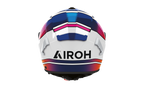 Spark 2 Lively Airoh in bianco multicolore, vista frontale con calotta HRT