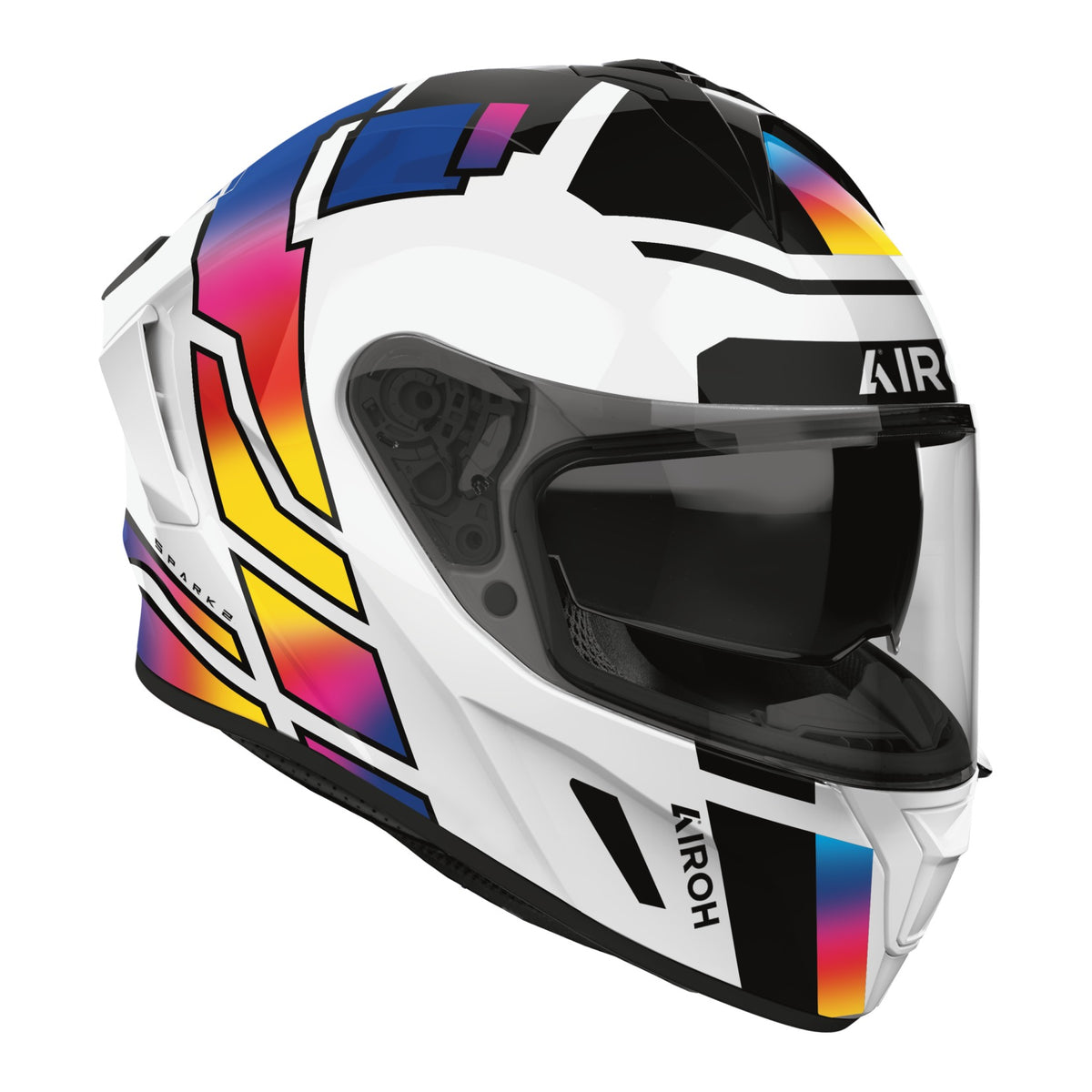 Airoh Spark 2 Lively bianco multicolore codice SP2L38, lato destro