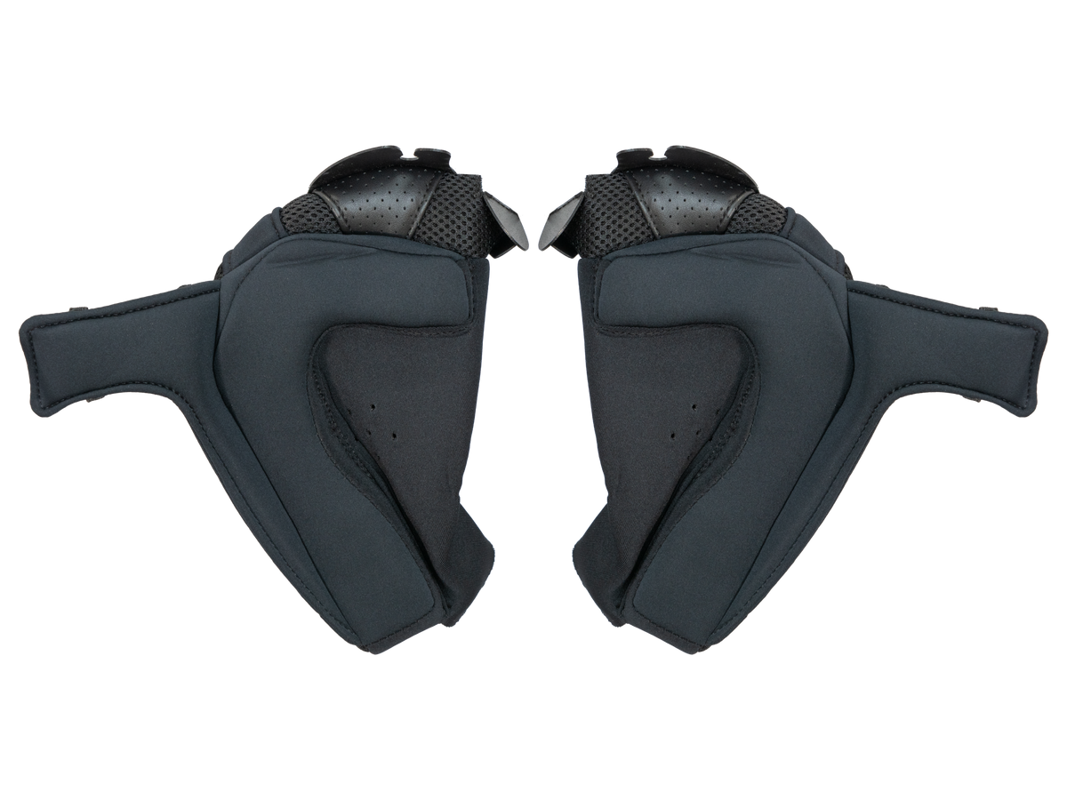 Guanciali originali Airoh SPECG neri per casco Specktre, foto ufficiale del ricambio