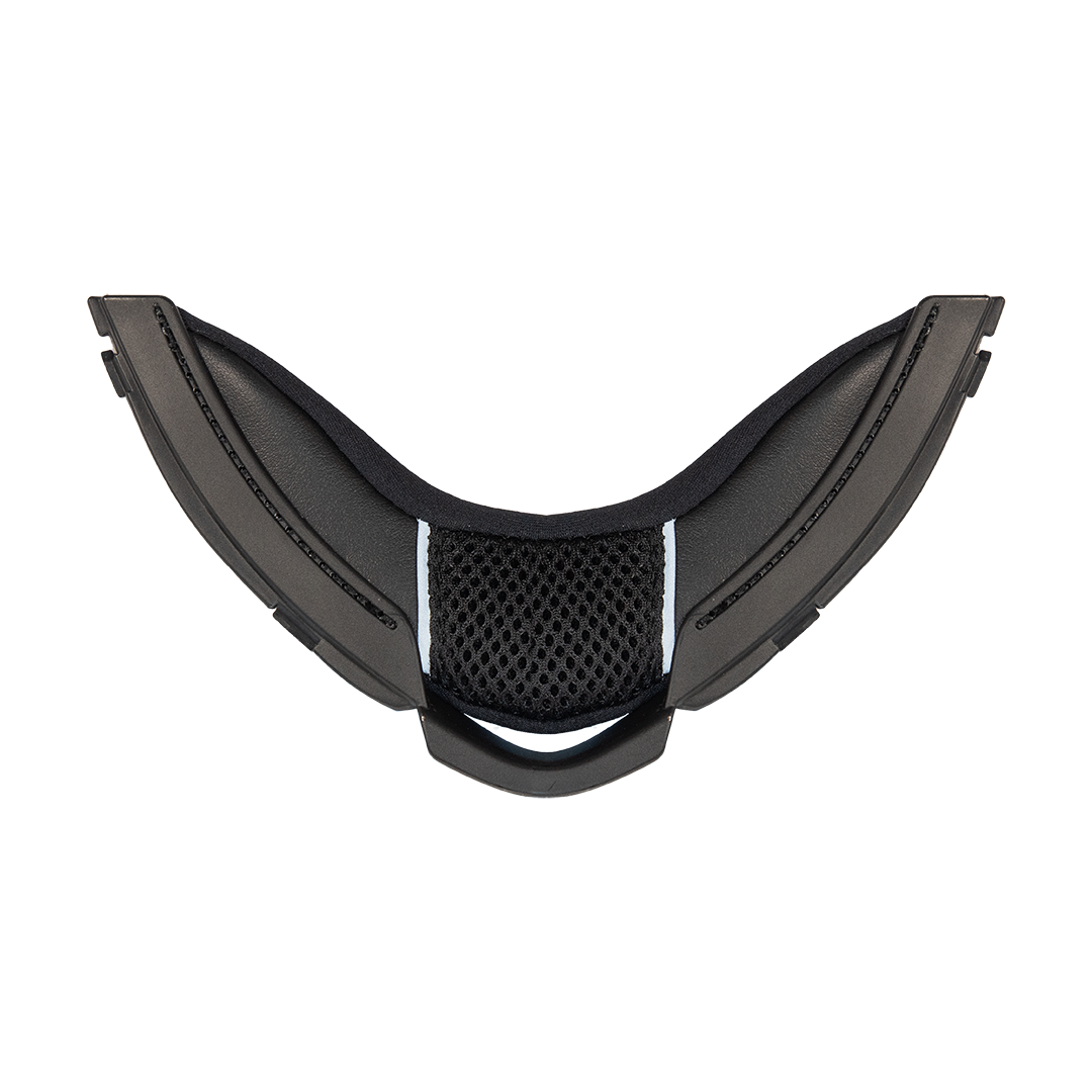 Paravento Mentoniera (Stop Wind) originale Airoh SPECWINST, colore nero, per casco Specktre, foto ufficiale del ricambio