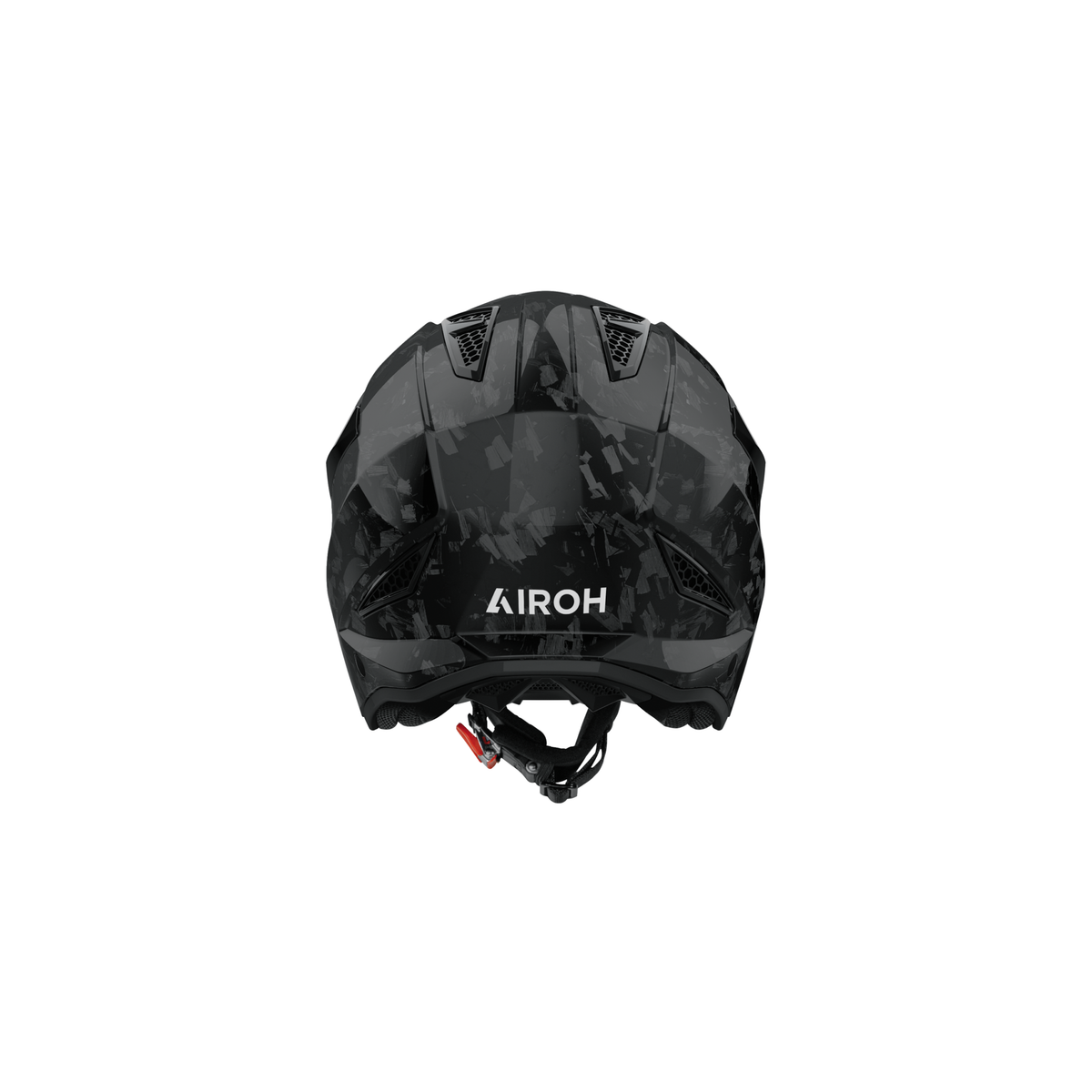 Airoh TRR II Carbon Carbonio Lucido TRR2C99, casco jet, visto da dietro
