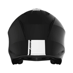 Retro del casco Airoh TRR S Town nero opaco con inserto bianco centrale