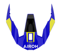 Frontino Jupiter Blu/Giallo Lucido originale Airoh TRR2J31F per casco TRR II, foto ufficiale del ricambio