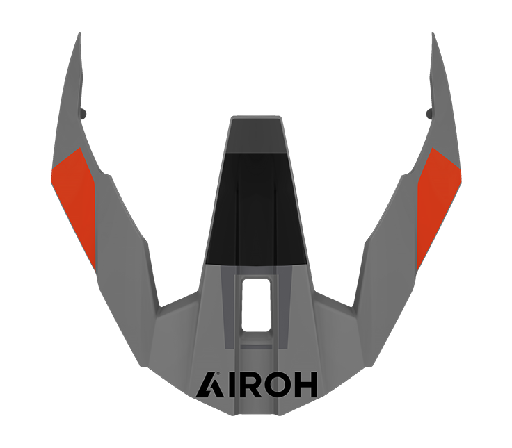 Frontino Jupiter Arancione Opaco originale Airoh TRR2J32F per casco TRR II, foto ufficiale del ricambio