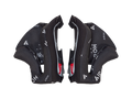 Guanciali originali Airoh TW3BWLG neri e bianchi per casco Twist 3, foto ufficiale del ricambio