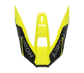 Frontino Fancy Giallo Lucido originale Airoh TW3F31F per casco Twist 3, foto ufficiale del ricambio