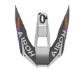 Frontino Hustle Lucido originale Airoh TW3H38F per casco Twist 3, foto ufficiale del ricambio