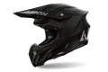 Casco cross Airoh Twist 3 Color nero opaco, vista tre quarti anteriore sinistra
