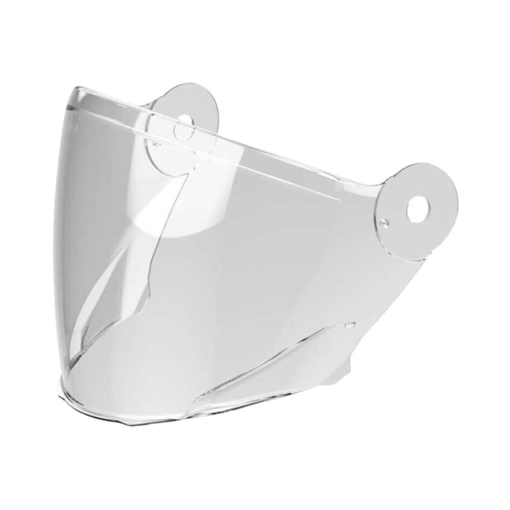 Visiera trasparente originale Airoh 5832V per casco jet Helyos, ricambio nuovo