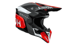 Airoh Wraaap Conquer rosso bianco codice WRAC55, lato destro con frontino removibile