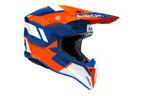 Airoh Wraaap Vision blu arancione codice WRAV32, lato destro con frontino removibile
