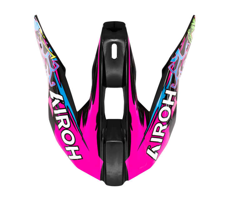 Frontino Music Lucido originale Airoh WRAM17F per casco Wraaap, foto ufficiale del ricambio