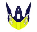 Frontino Vision Giallo/Blu Lucido originale Airoh WRAV31F per casco Wraaap, foto ufficiale del ricambio