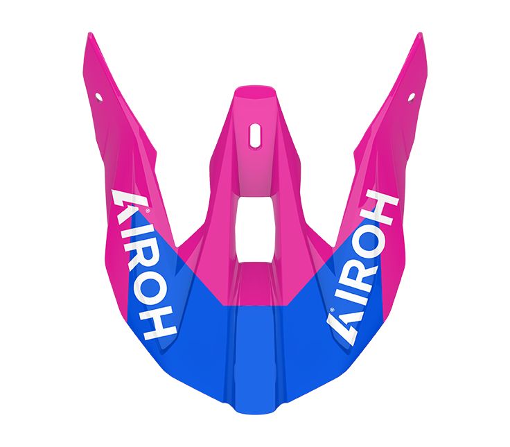 Frontino Vision Rosa Lucido originale Airoh WRAV54F per casco Wraaap, foto ufficiale del ricambio