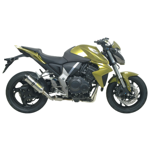 Honda CB 1000 R 2008-2017 con impianto di scarico Arrow, vista laterale destra
