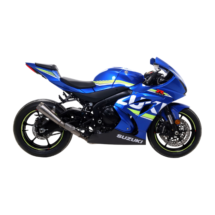 Suzuki GSX-R 1000 2017-2020 con terminale Arrow Pro-Race e dB-Killer 11012DB da ø68 mm