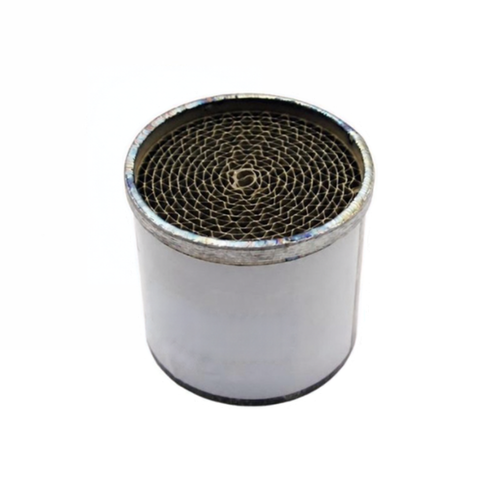 Catalizzatore Arrow 11013KZ, cilindro metallico con nido d'ape catalitico, vista d'insieme