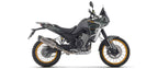 Kove 800X Pro con impianto di scarico Arrow – vista laterale